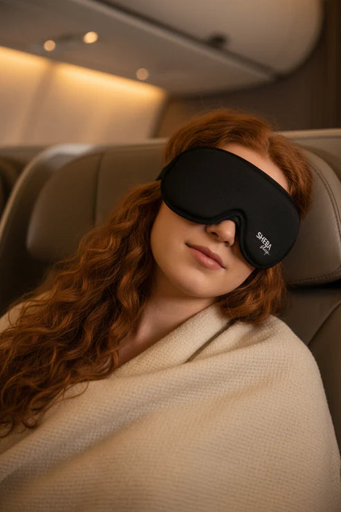 Sovemaske i Silk-Sateng – 3D-Passform & Total Lysblokkering