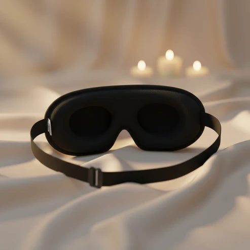 Sovemaske i Silk-Sateng – 3D-Passform & Total Lysblokkering