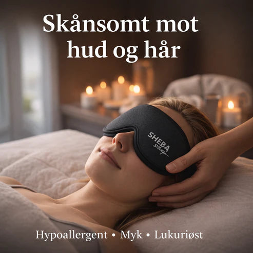Sovemaske i Silk-Sateng – 3D-Passform & Total Lysblokkering