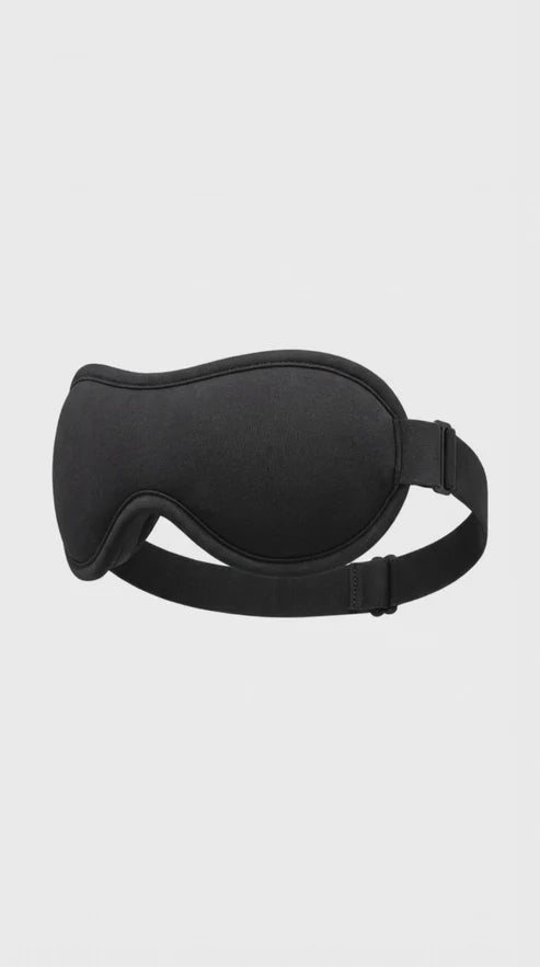 Sovemaske i Silk-Sateng – 3D-Passform & Total Lysblokkering